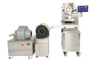 Small sesame ball extruding rolling and coating machine