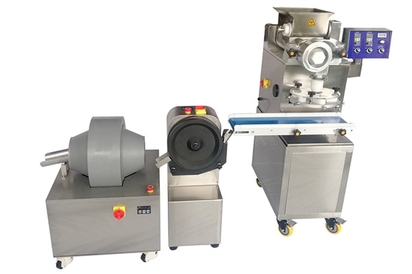 Manufacturer of Strawberry Mochi Encrusting Machine -
 Small capacity Coconut Rough Balls mini production line – Papa