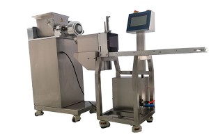 Chocolate bar extruder machine for bar snacks