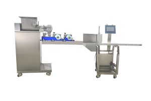 Small scale low capacity cereal bar forming cutting machine line