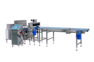Multiple row protein bar machine