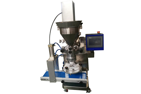 OEM Supply Automatic Tablet Coating Machine -
 Small double use cutting encrusting machine for maamoul and date bar – Papa