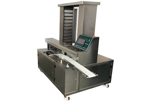 Factory Outlets Automatic Biscuit Processing Line -
 Automatic customized tray size maamoul date cookie panner – Papa