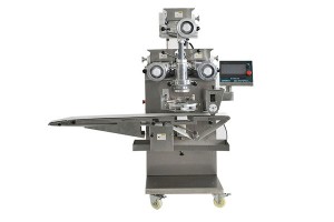 OEM/ODM Factory China Automatic Ice Cream Filling Mochi Encrusting Machine Factory Supply Multi-Funcational Automatic Encrusting Machine for Kubba/Mochi/Filled Cookies/Moon Cake/Ice