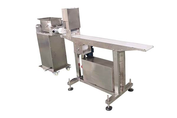Professional Design Automatic Small Maamoul /mooncake Encrusting Machine -
 Small bar wrapping protein bar cutting machine – Papa