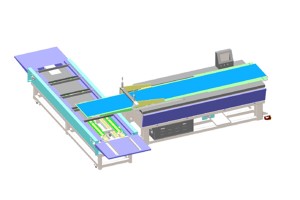 Fully automatic platter machine with conveyor