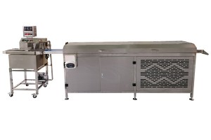 Food factory sweet mini enrobing machine for chocolate