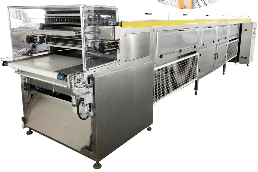 Finger Biscuit Chocolate Enrober Machine