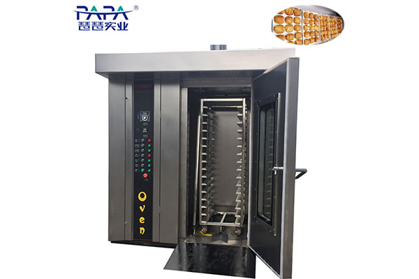 Factory supplied Wheat Seedling Grinding Machine -
 Small 16 trays rotary oven bread baking – Papa
