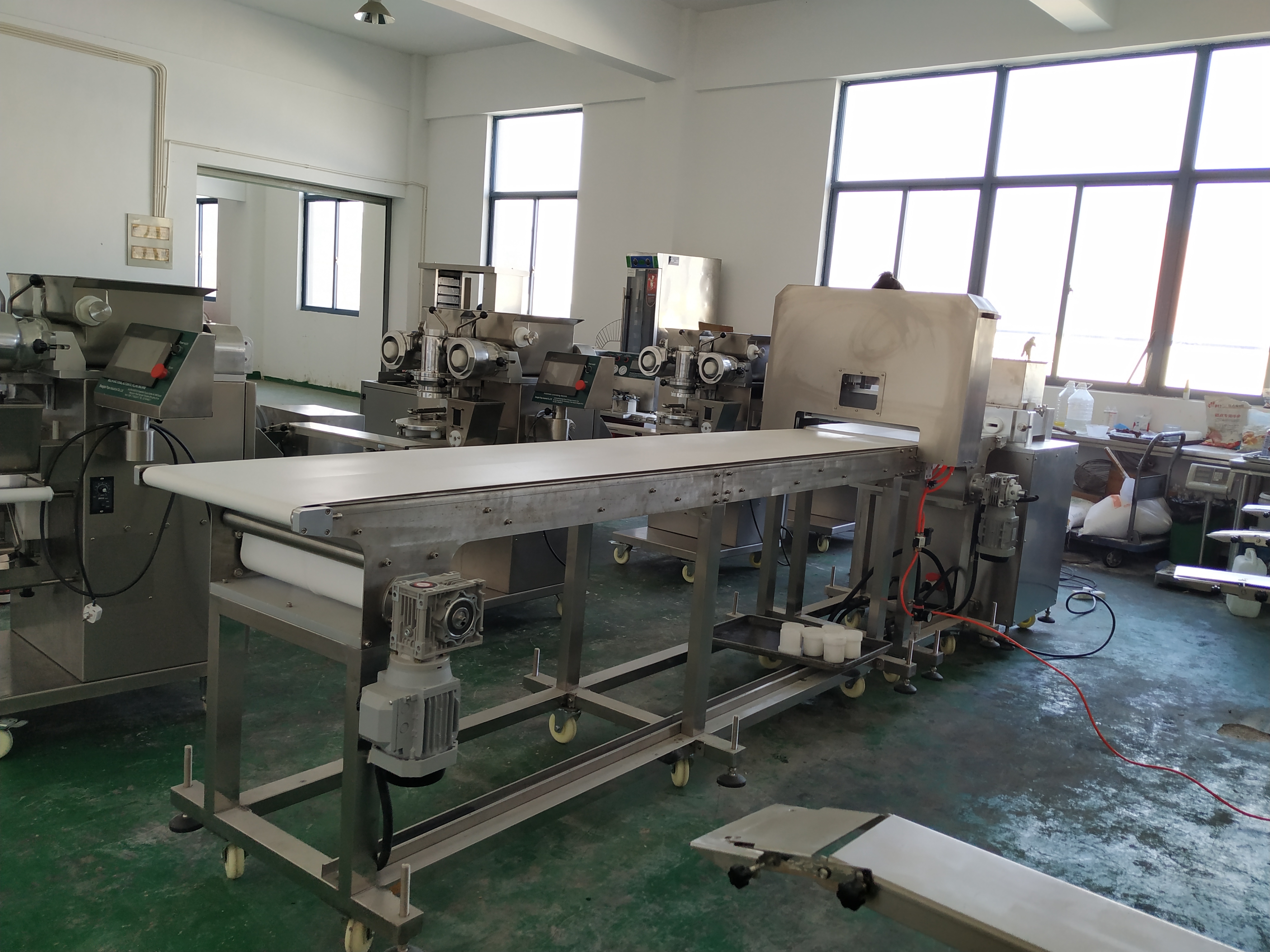 Multi-row protein bar making machine for Italy clients-test!