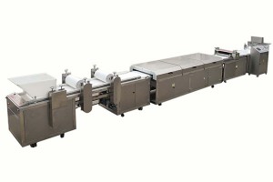 Automatic nougat bar production line