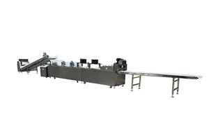 Large capacity fully automatic sesame snap machine