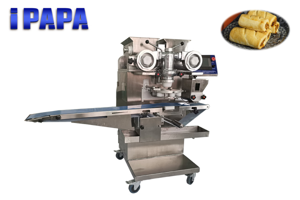 Popular Design for Single Head Piston Chocolatchocolate Enrobing Line -
 PAPA machine sardine rolls making machine – Papa
