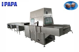 Chocolate coating machine for bites