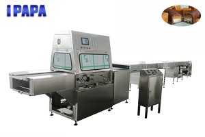 Chocolate coating machine for bites