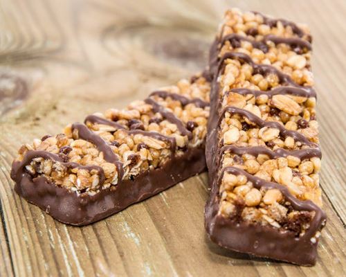 chocolate covered cereal bar