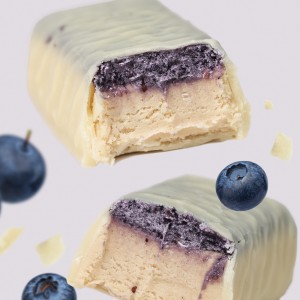 double layers chocolate protein bar