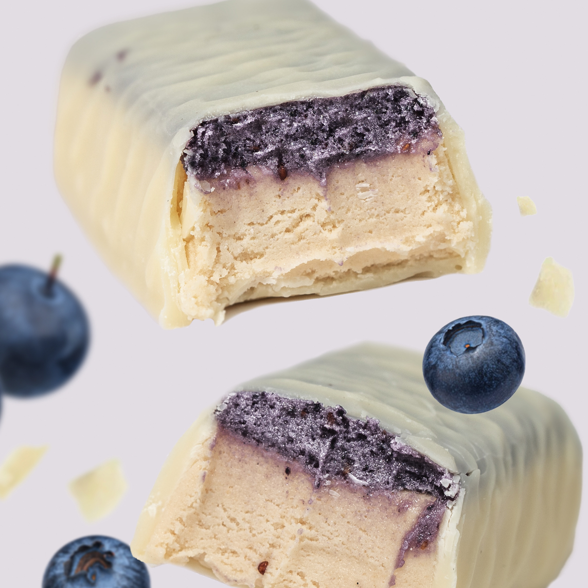 double layers chocolate protein bar