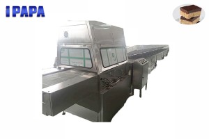 Chocolate coating machine for granola bar