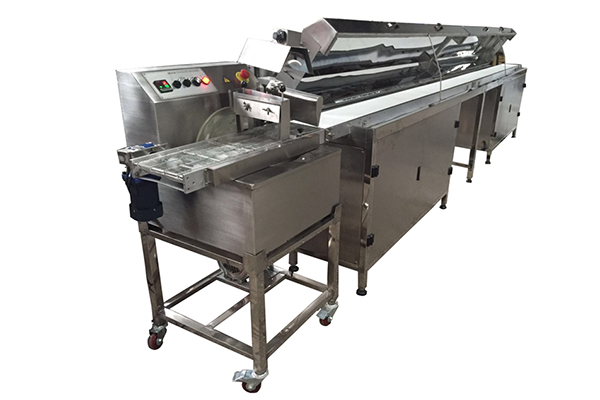 Factory For Kibbe Making Machine -
 Automatic chocolate tempering mini chocolate enrober with cooling tunnel – Papa