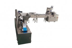Small scale low capacity cereal bar forming cutting machine line