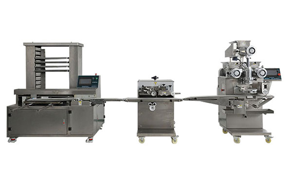 New Arrival China Cake Making Line -
 Automatic double filling mooncake maamoul production line – Papa