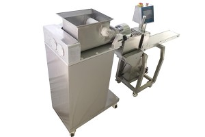 Chocolate bar extruder machine for bar snacks