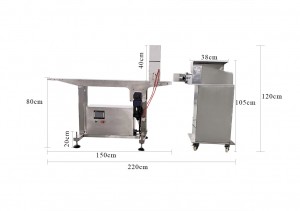 Automatic new technology protein bar machine maker