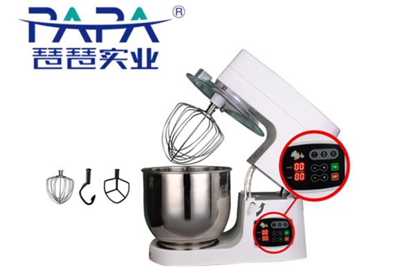 Lowest Price for Full Automatic Chocolate Enrobing Machine -
 7L Tilt-Head Electric Stand Dough Mixer – Papa