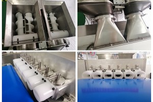 Multiple rows large extruted chocolate bar machine
